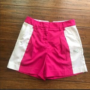 Puma Women’s Golf Short Pink/White ⛳️